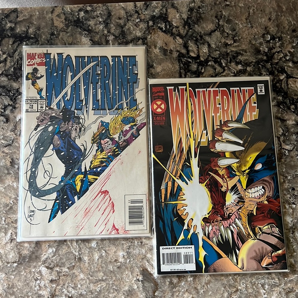Marvel Comics Wolverine Comic Book Set